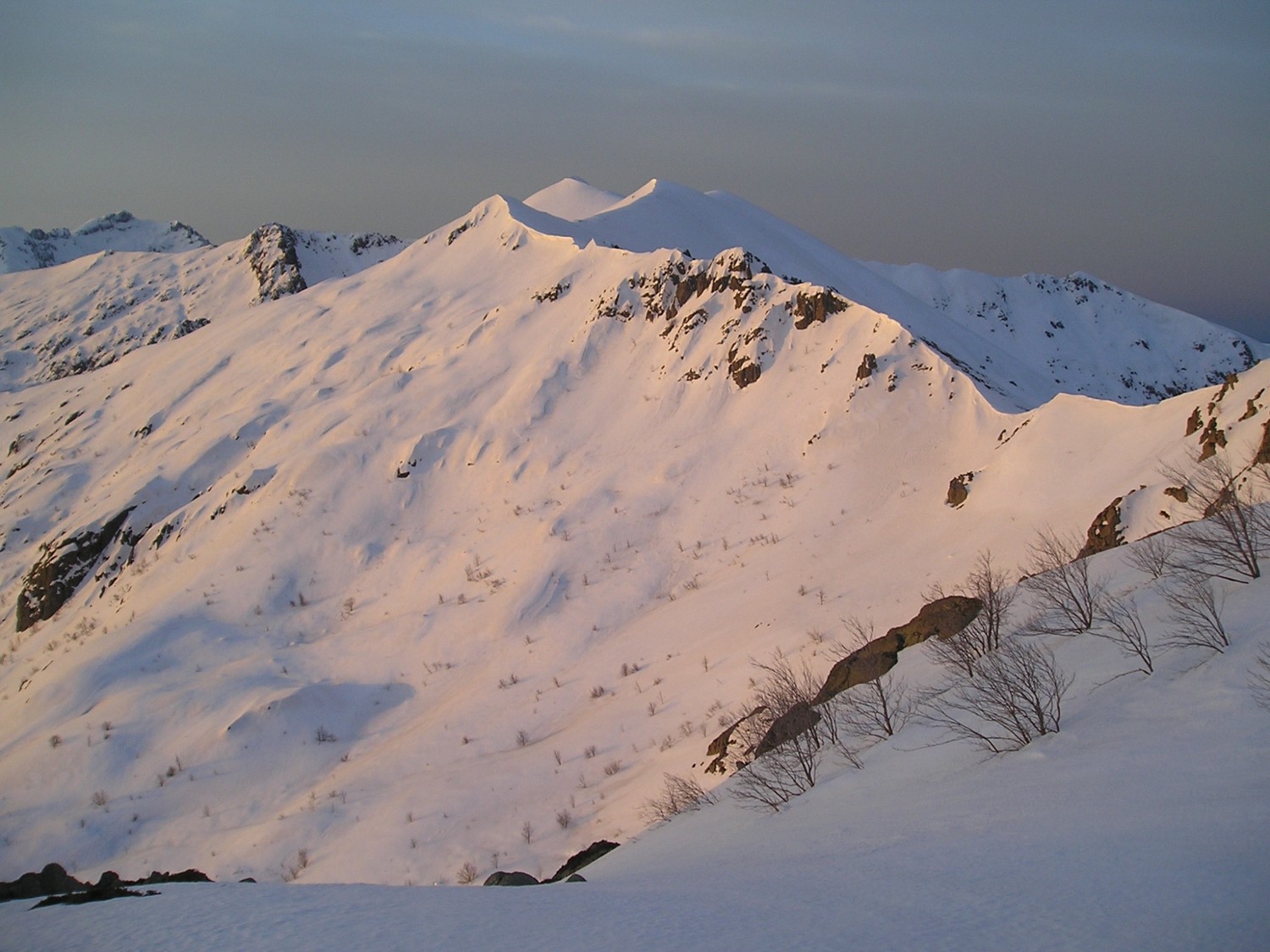 Lever de soleil sur Pinzi Corbini.