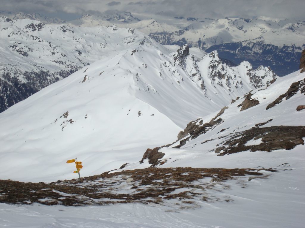 Depuis le col de Forcletta