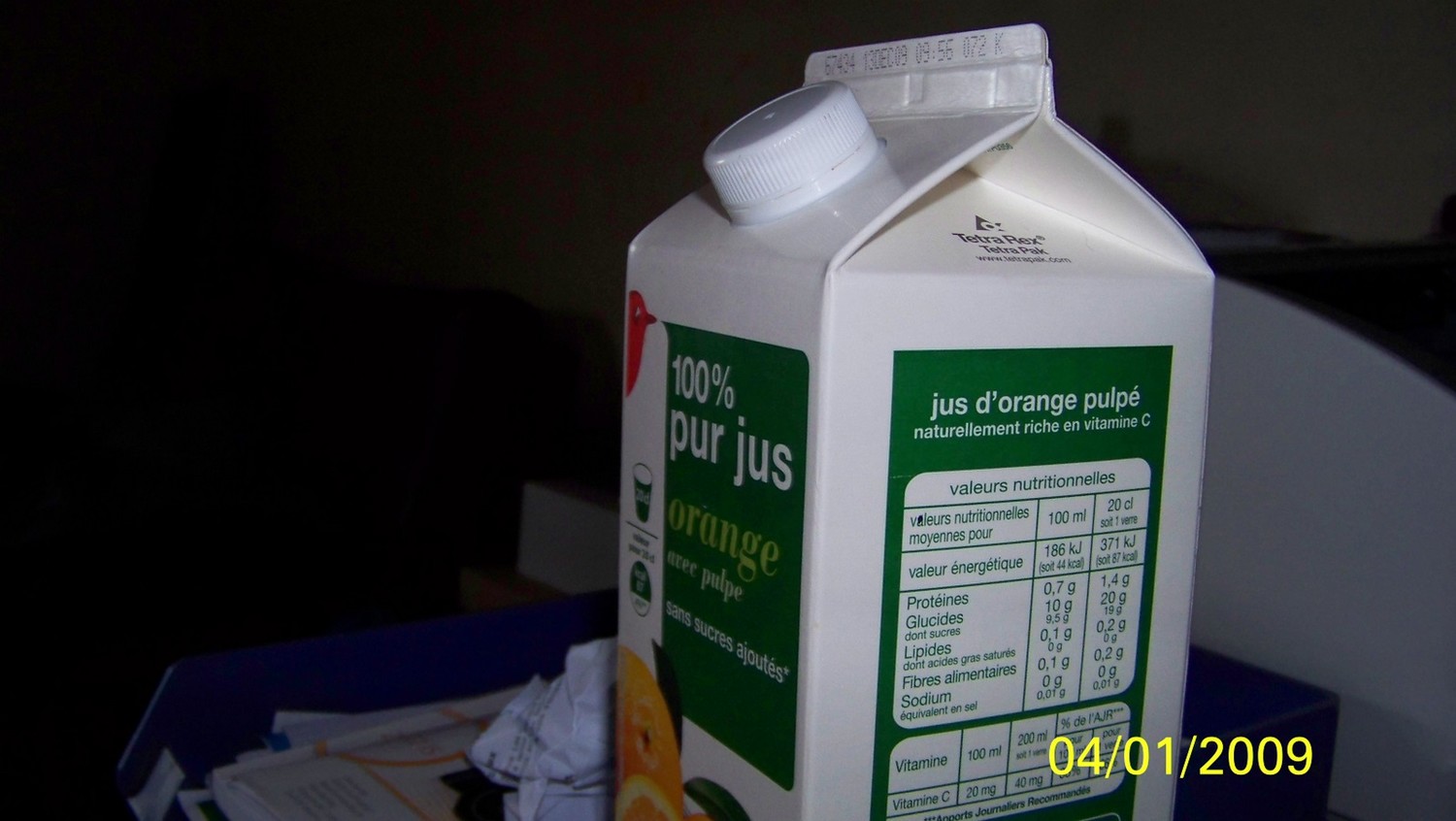 jus d'orange