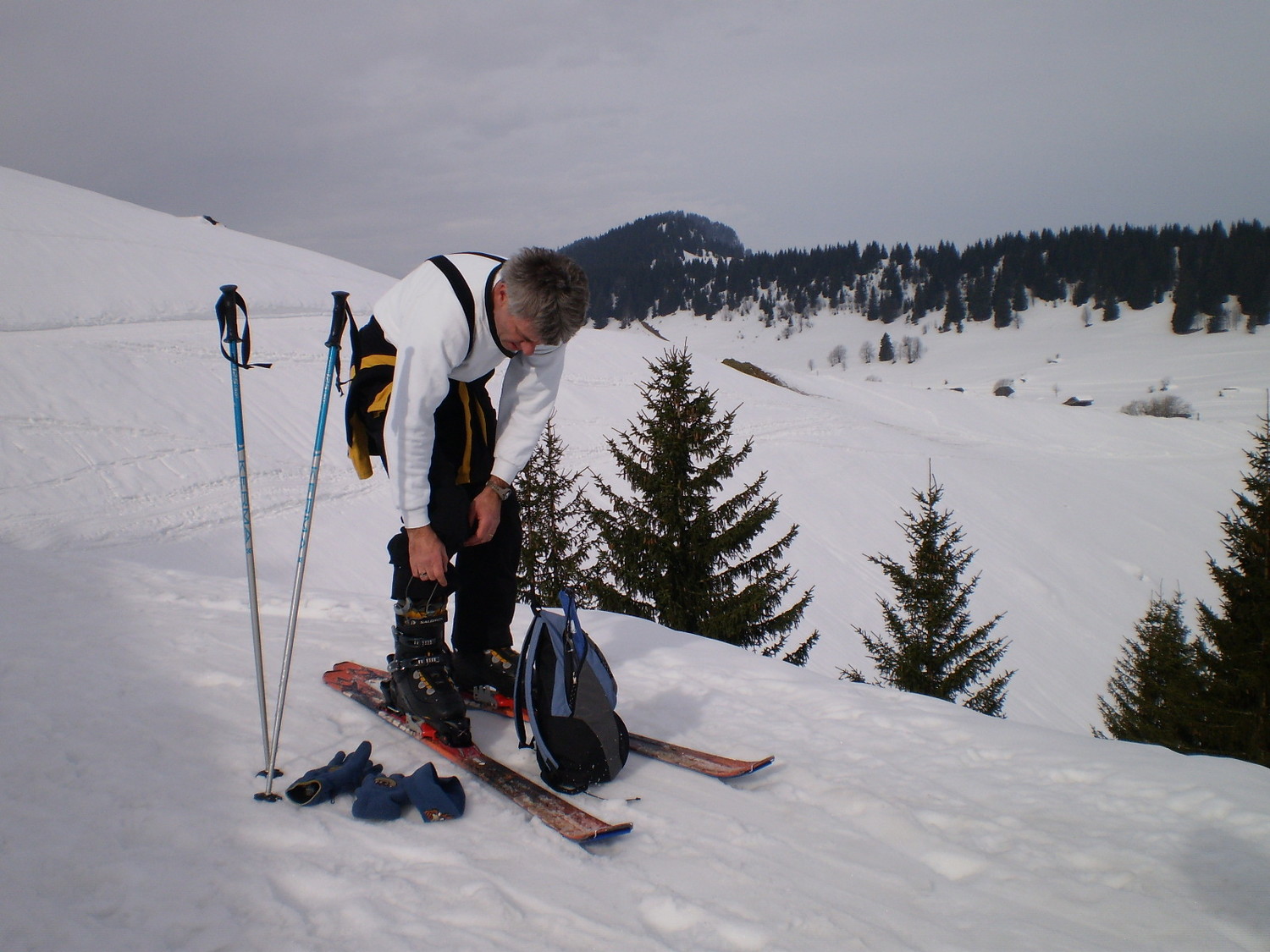 au départ, çam arche comment les skis de rando ???