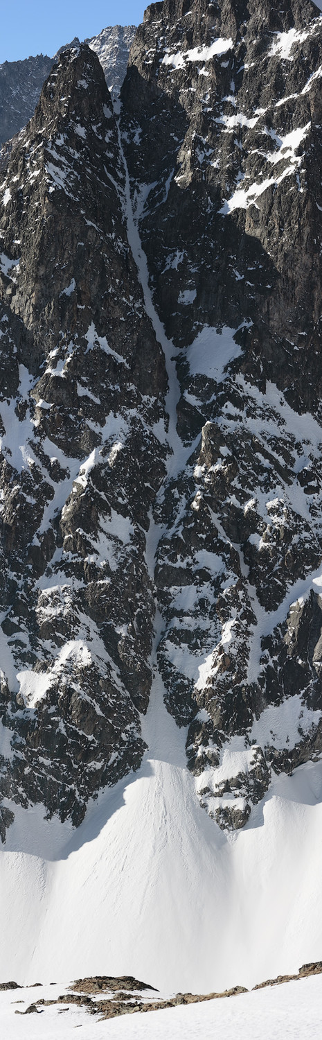 Col de la Bête (Ecrins), couloir N