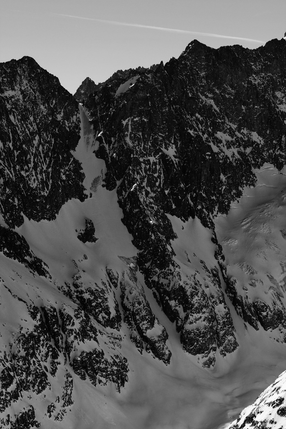 Col de la Roche Faurio, couloir N