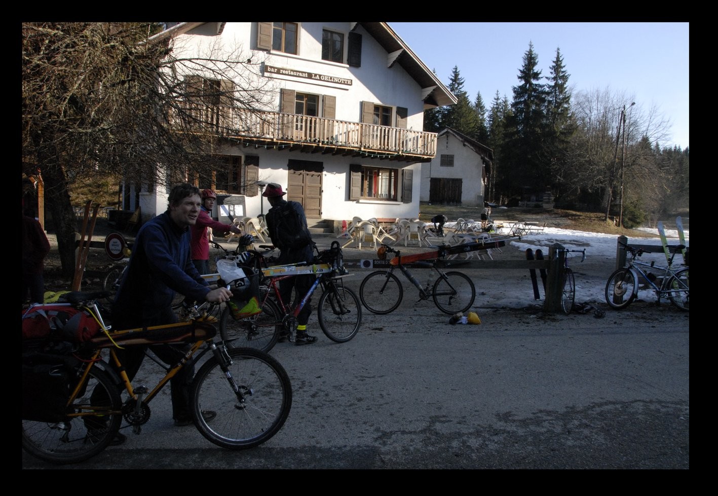 Ou est le garage à vélos à la Gelinotte ?