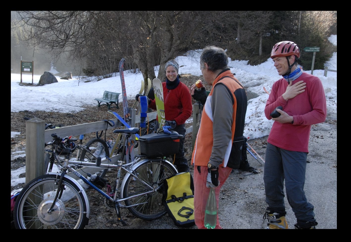 Après le vélo et avant le ski...