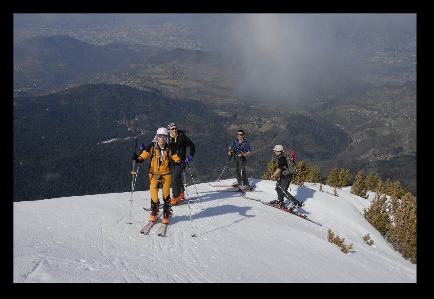 Grenoble 2000m plus bas.