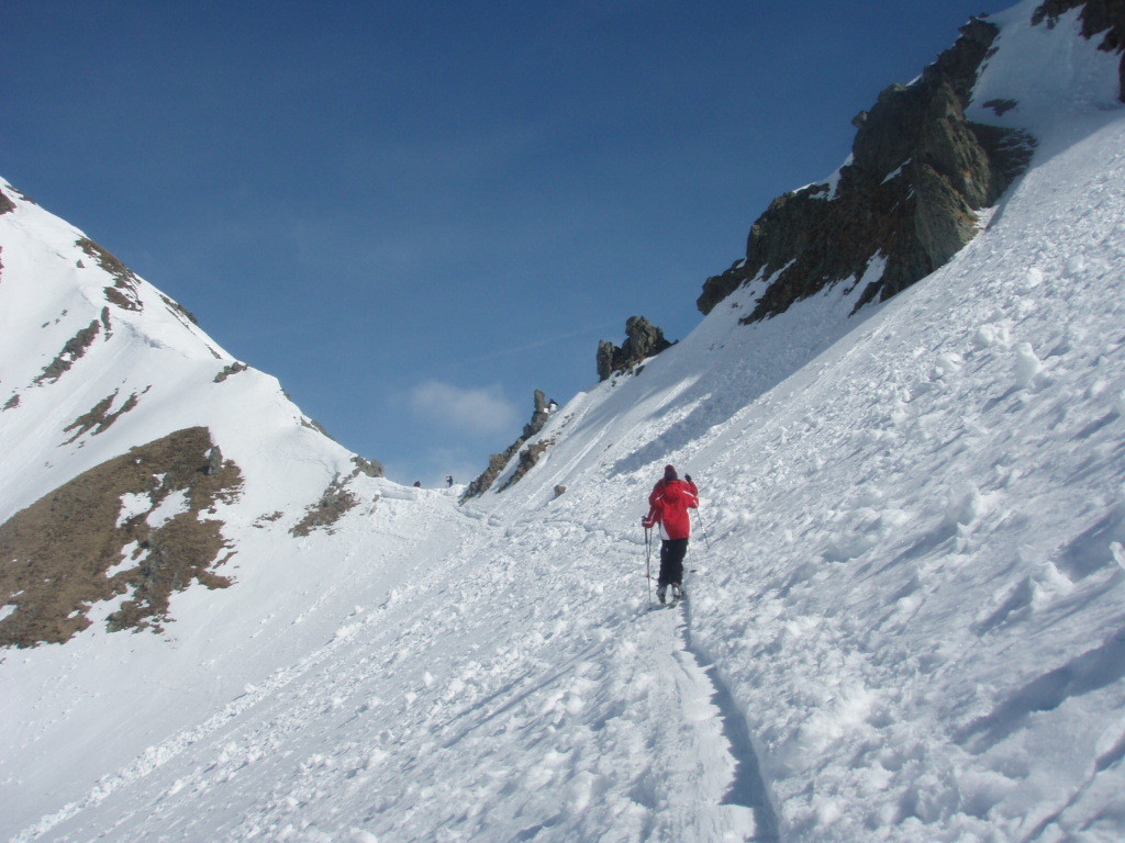 Arrivée au col de Bérard