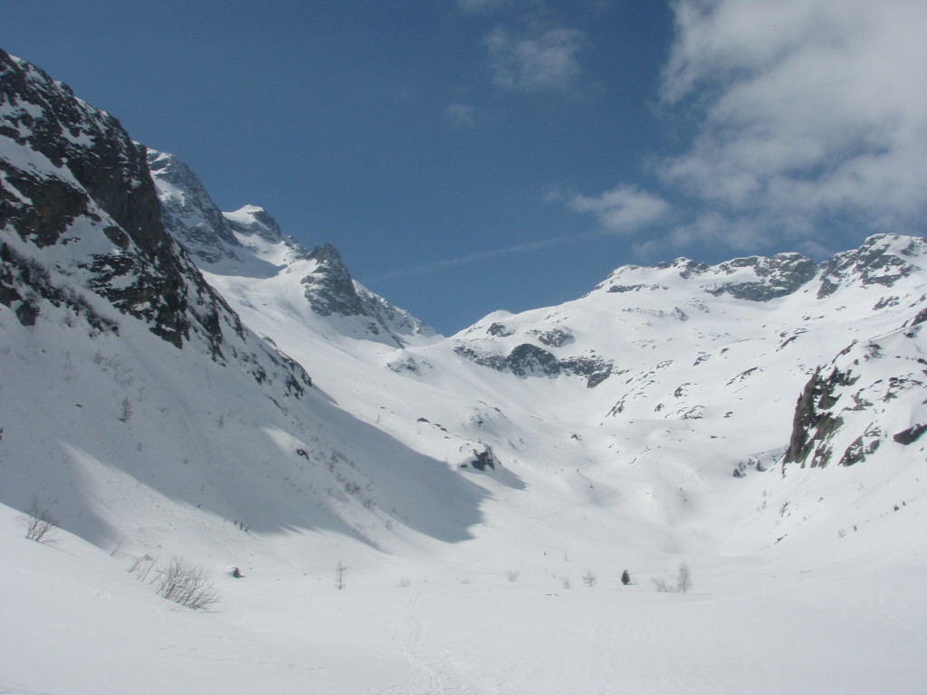 Col de Bérard depuis la combe Bérard