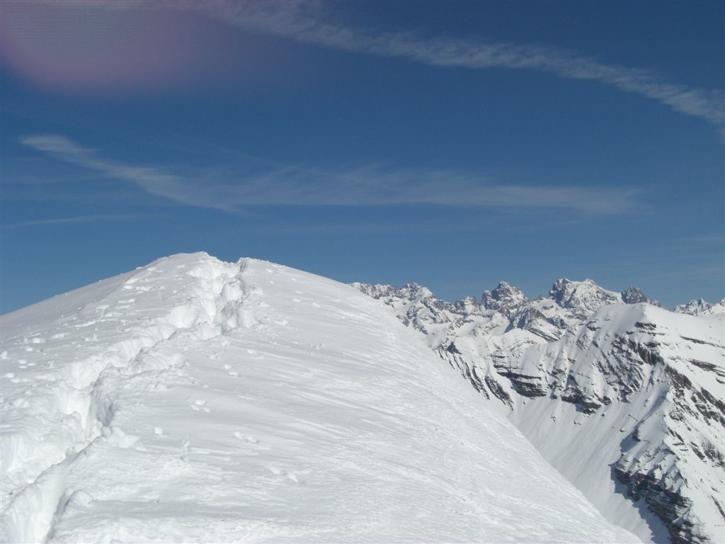 Traces du sommet