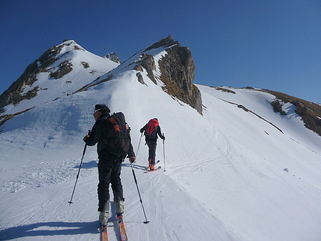 Arrivée au col de la Saulce