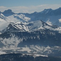 sommets de Jajêne et Feuillette vus du Jocou (vus de l'W)