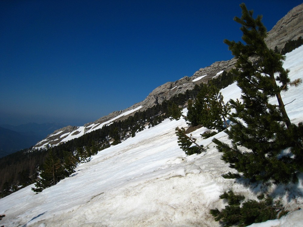 la crête des Amousières