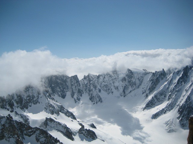 cirque d'Argentière depuis le sommet