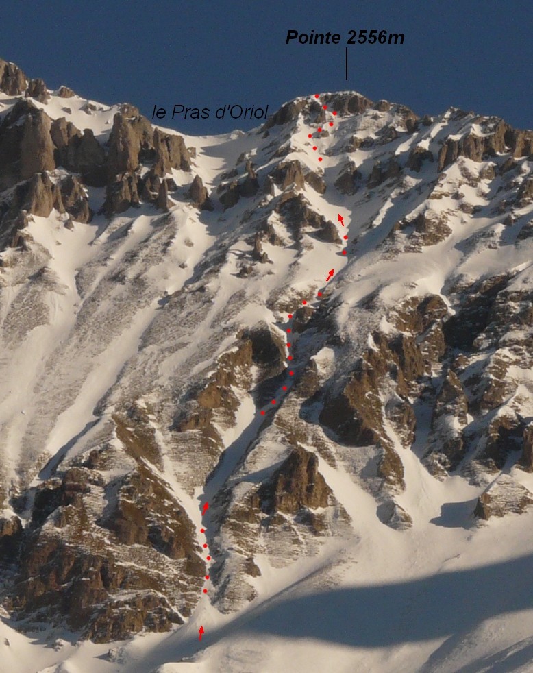 Crête des Grépoux - Grand Couloir