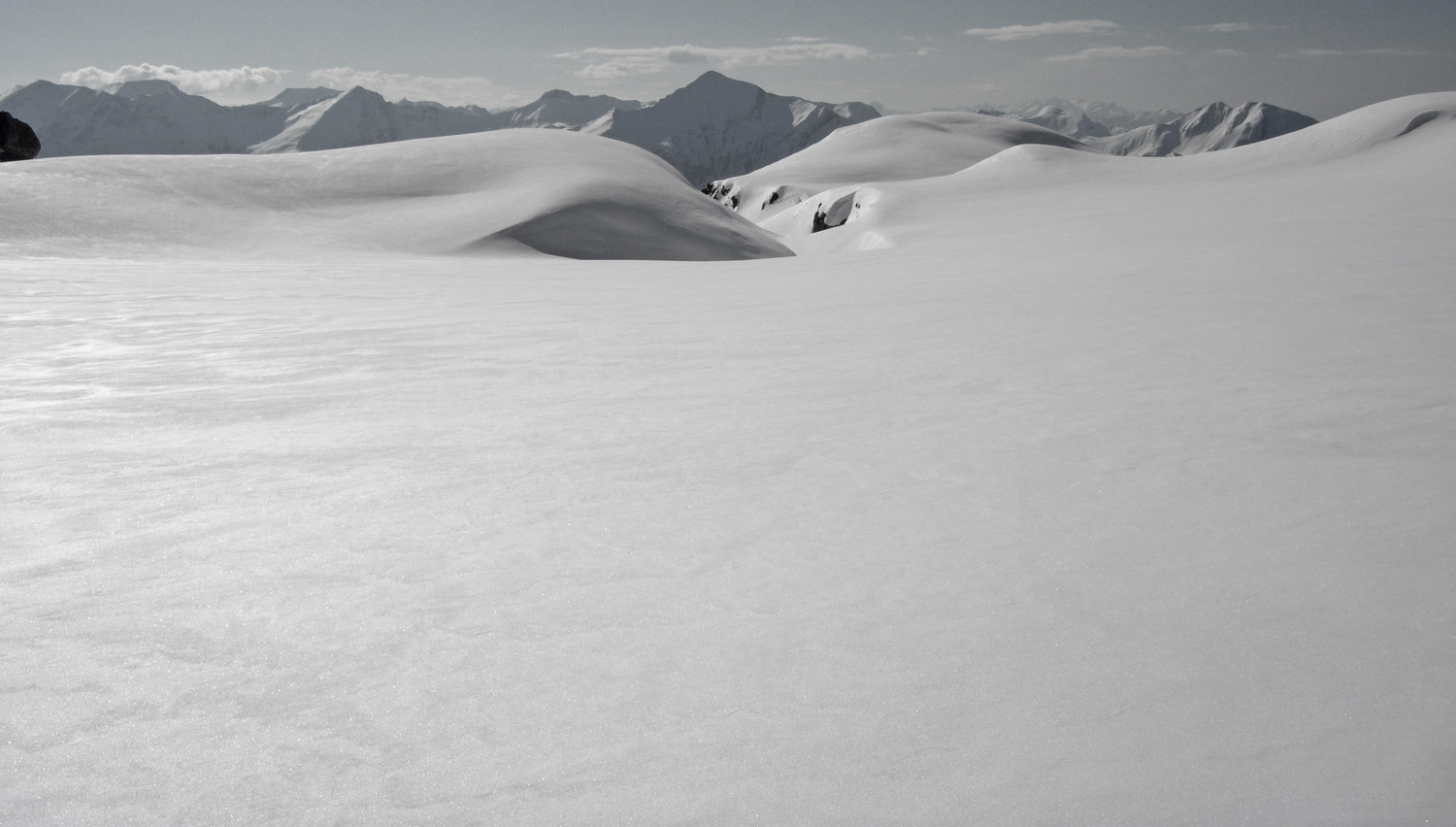 C'est blanc dans le secteur