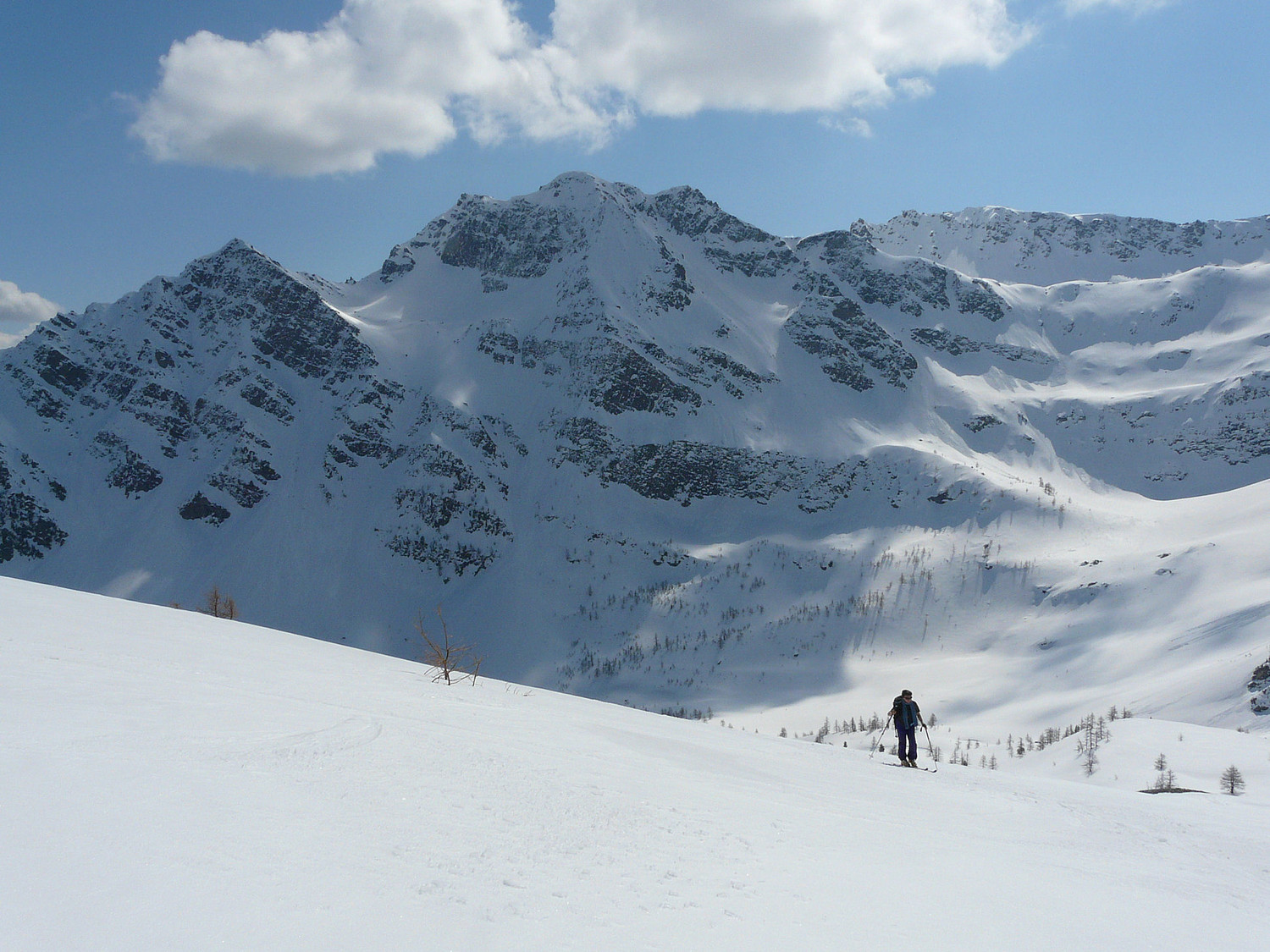 Un peu avant le sommet de Punta Croce (Val d'Aoste)