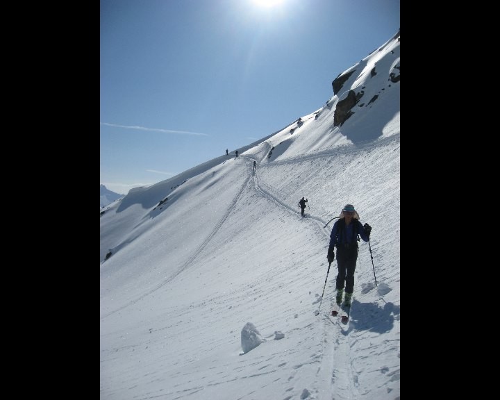 Passage obligatoire en montant à la Galmilücke