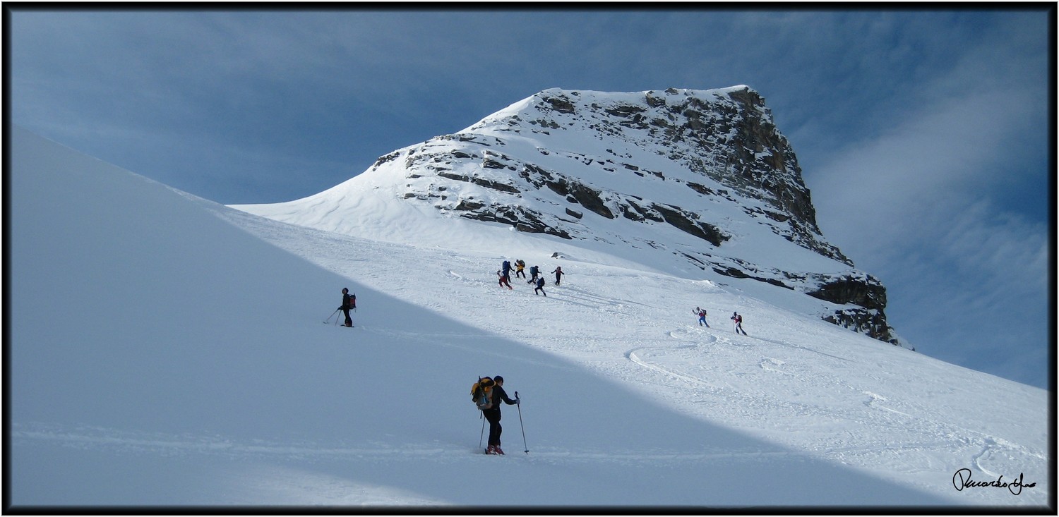 La parete nord dello Scalino
