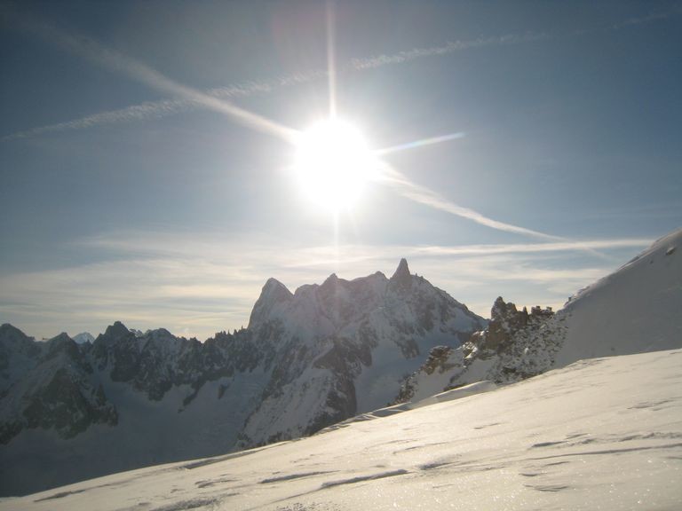 Grandes Jorasses et Dent du Géant