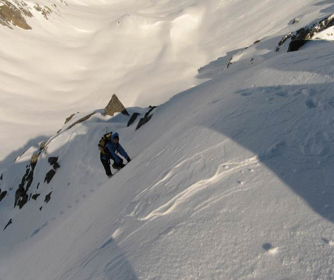 A l'approche du sommet