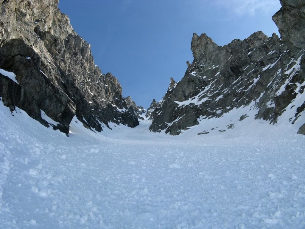Vue générale du couloir... Il en reste à remonter ....