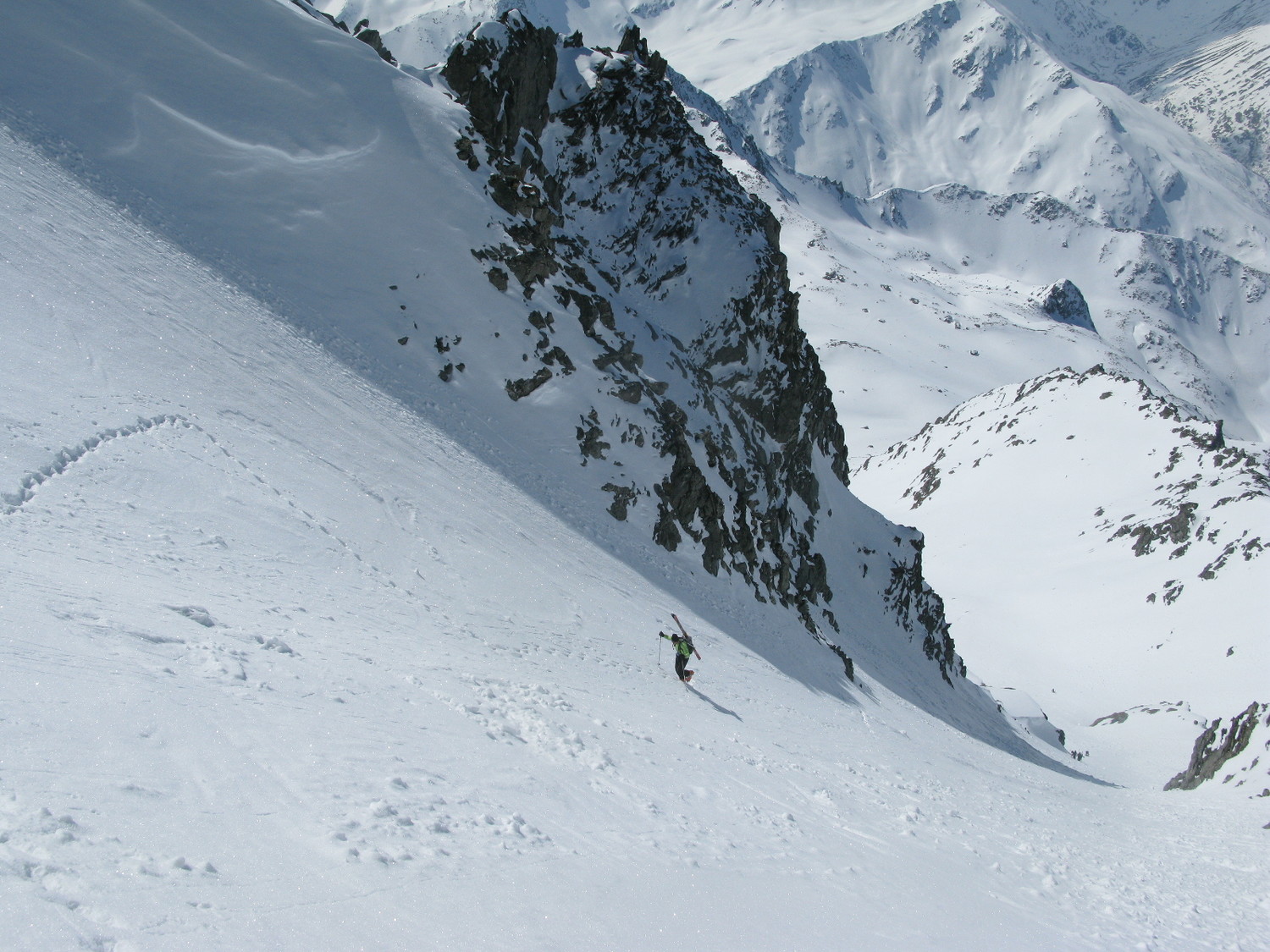 Couloir plus haut ...