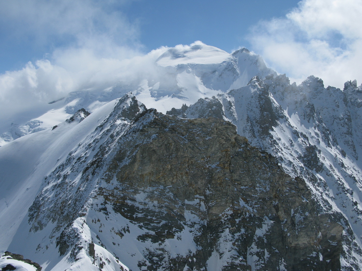 Balcon sur le Grand Combin au sommet du Ritord ...