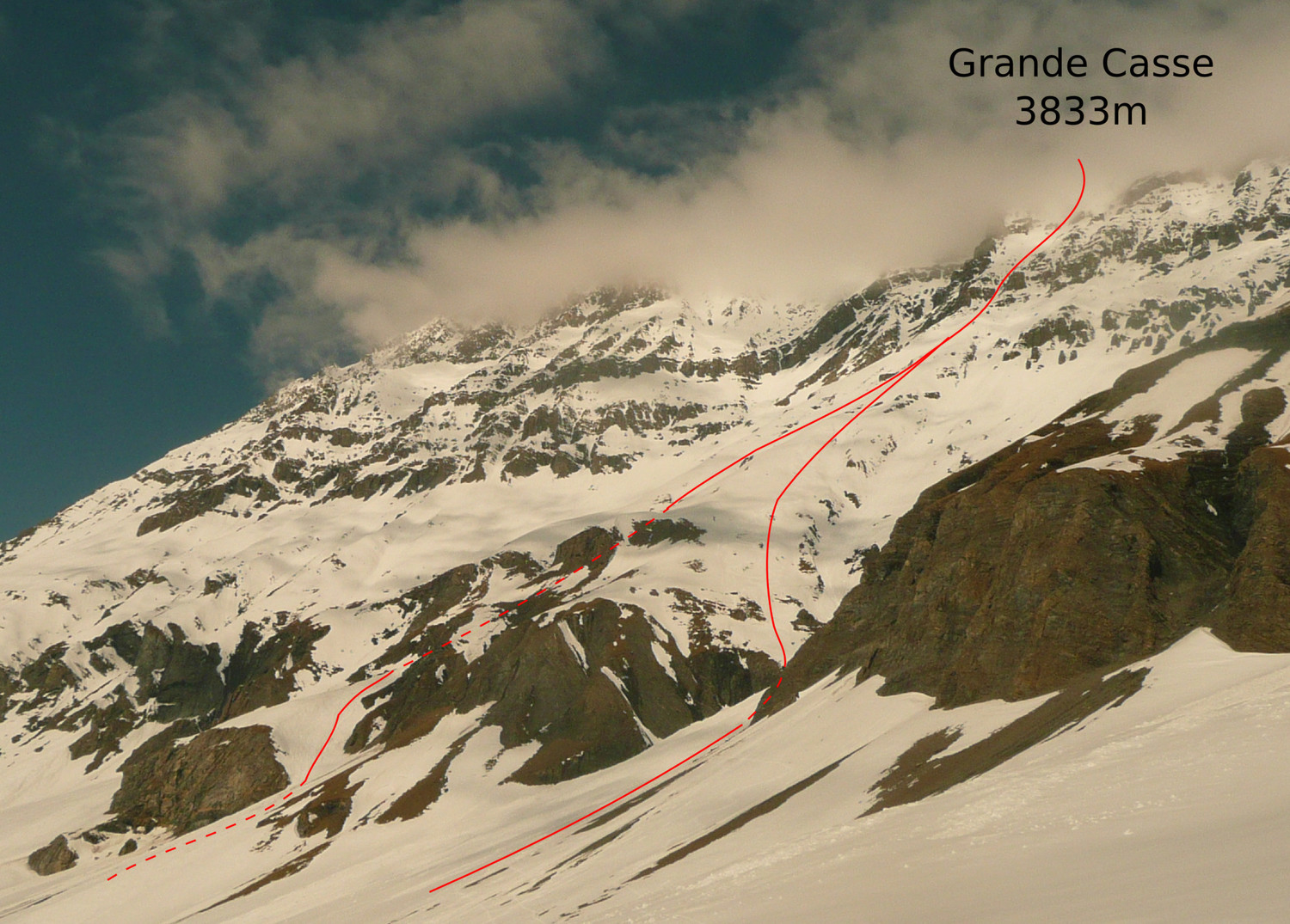 Grande Casse Face Sud - Topo