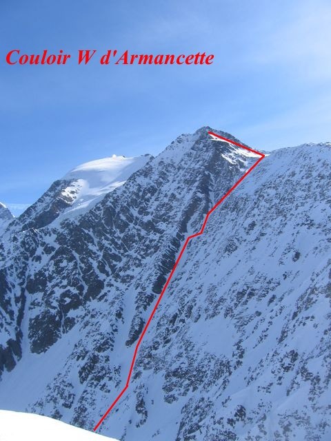 Couloir W d'Armancette