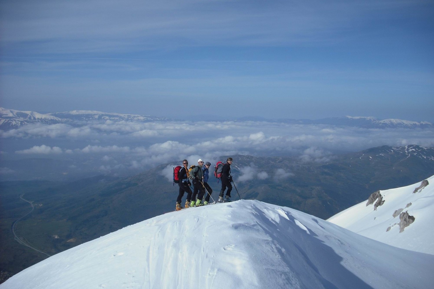 in vetta al monte Portella