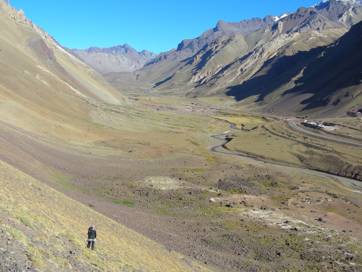 El tercer dia, mirando lo que queda para alcanzar Las Cuevas...