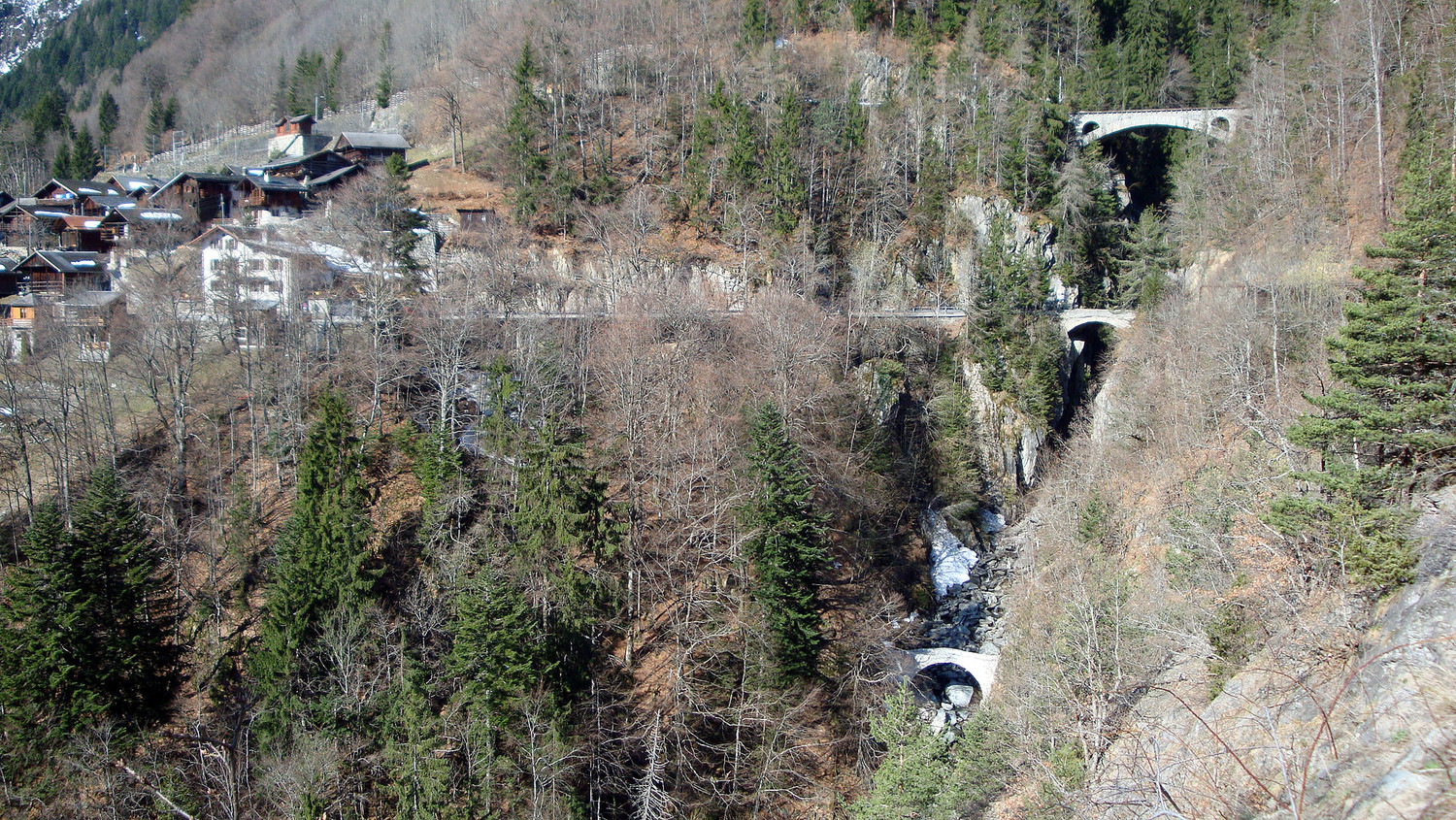 Le Trétien et les 3 ponts.