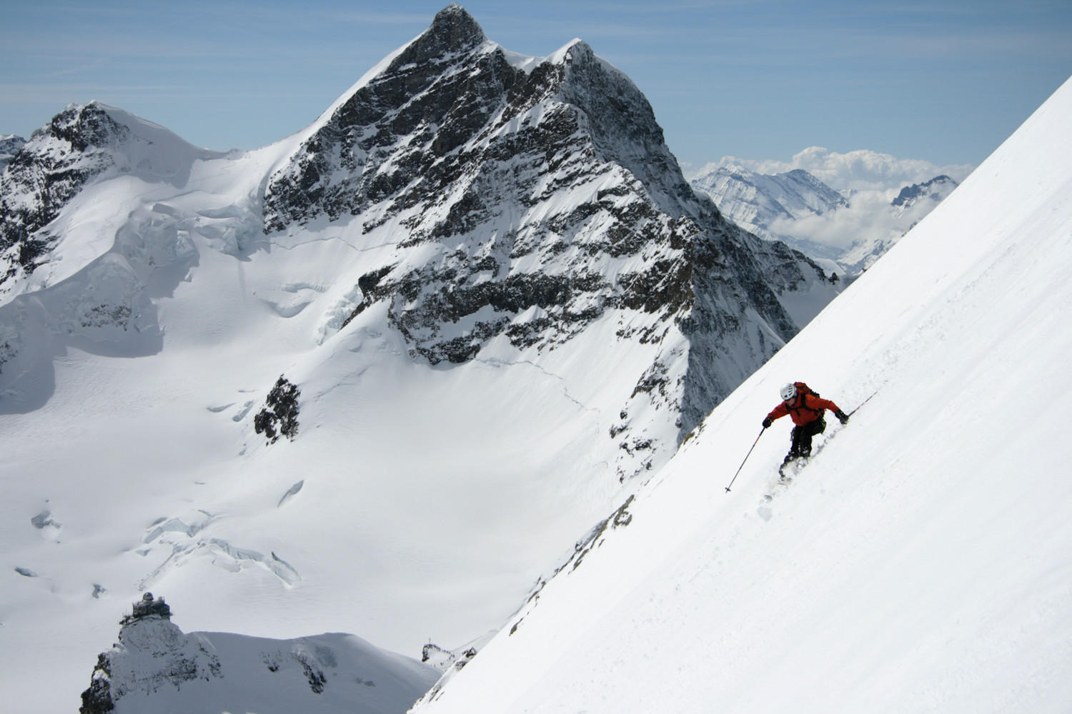 Marc devant la Jungfrau