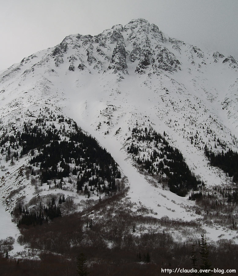 vue d ensemble de la face SE