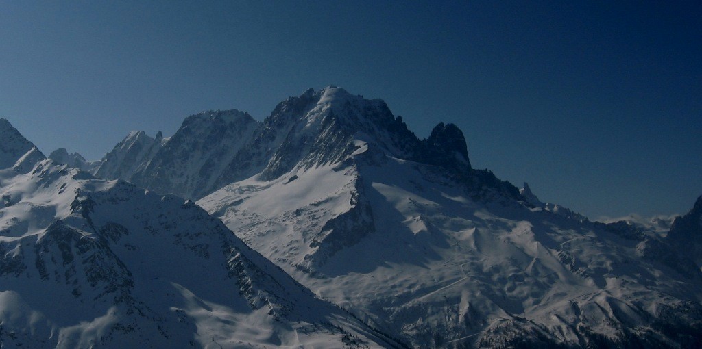 Le bastion des Drus et de la Verte.