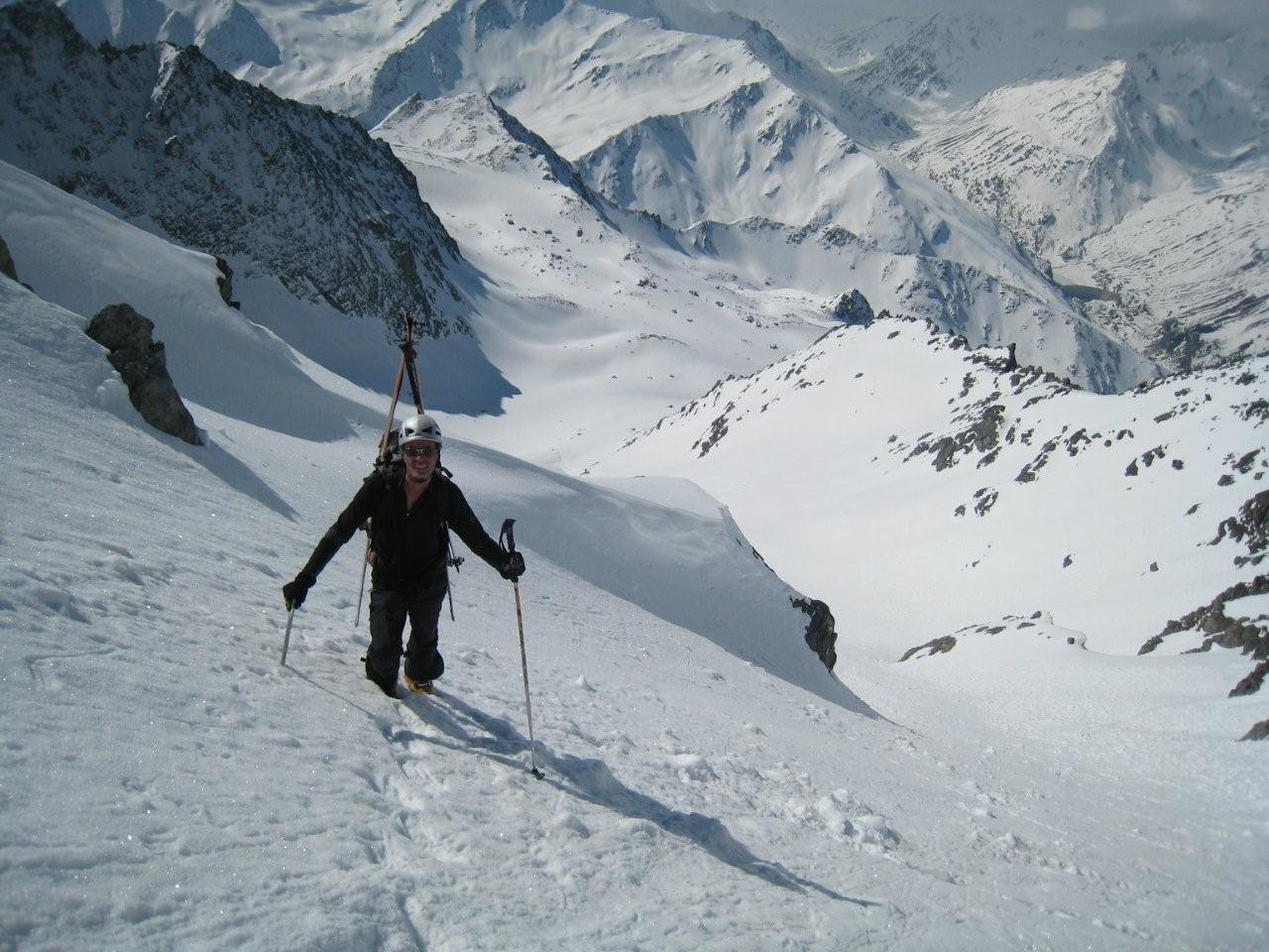 C'est bien moi (!) dans le couloir SW du Ritord ...