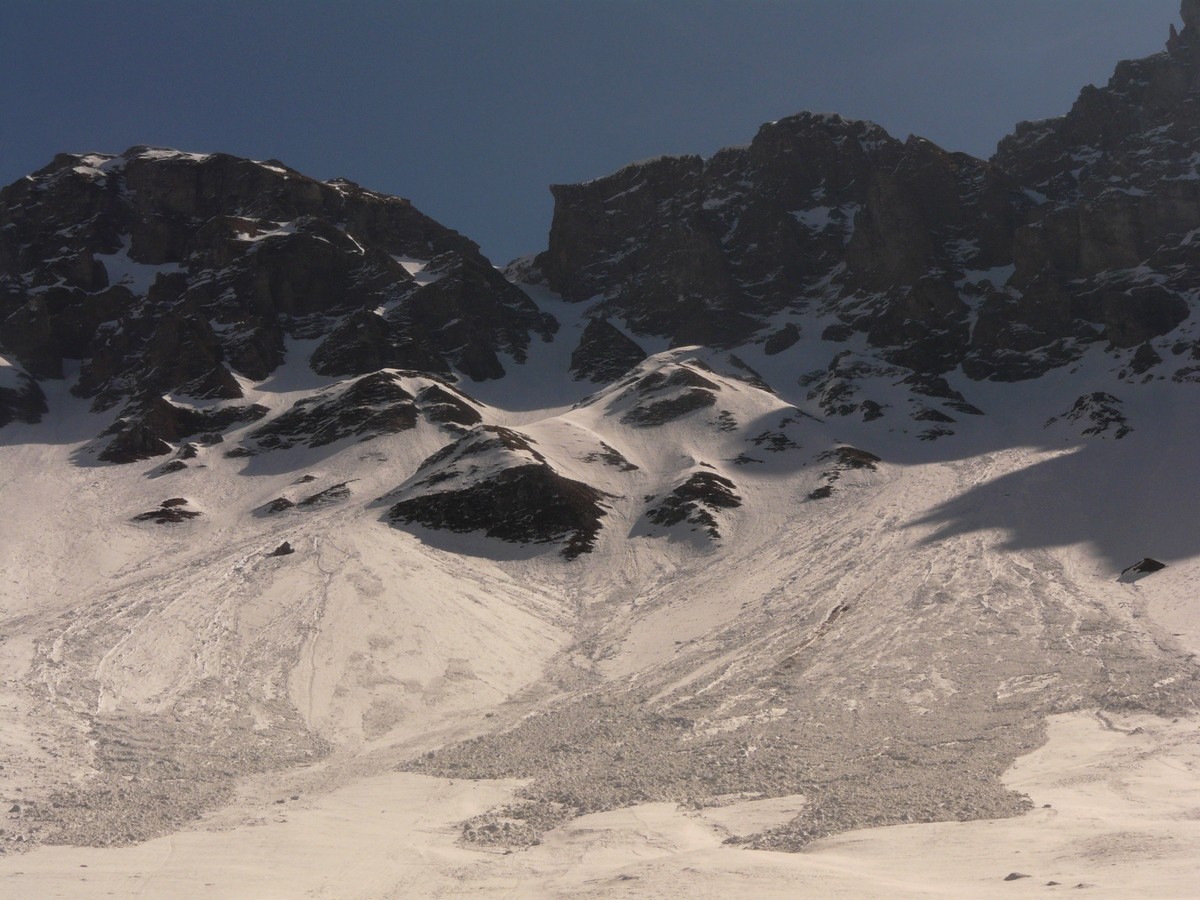 Crête des Grépoux - couloir de droite