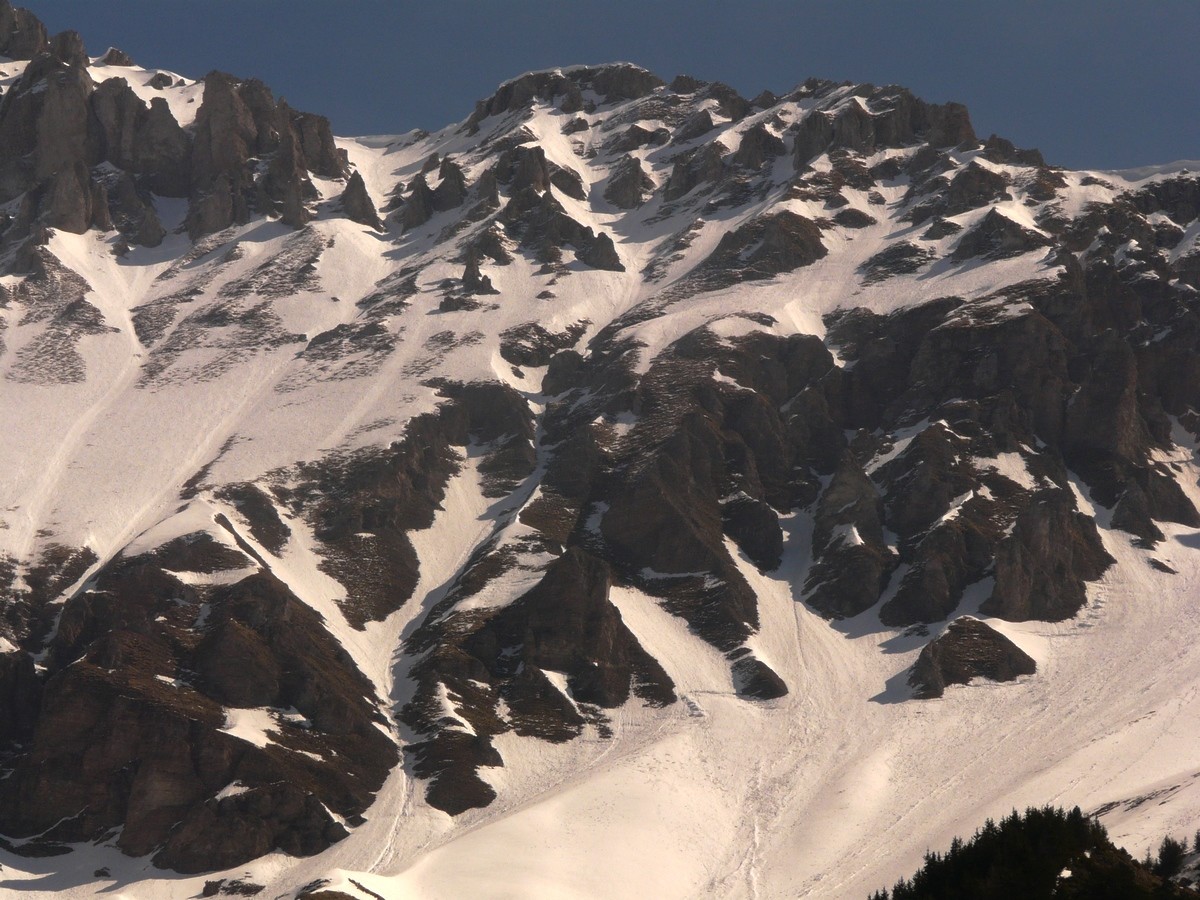 Grand Couloir des Grépoux et face W de l'Aupet