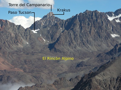 Vue vers le Paso Tucson du sommet du Cerro Punta Negra (mars 2008) Vue vers le Paso Tucson du sommet du Cerro Punta Negra (mars 2008)