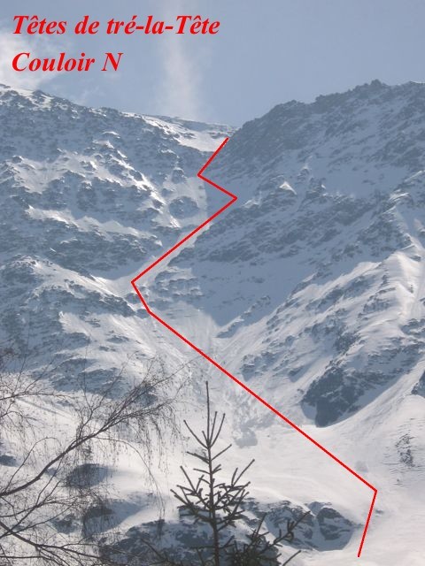 Couloir N des Têtes de Tré-la-Tête