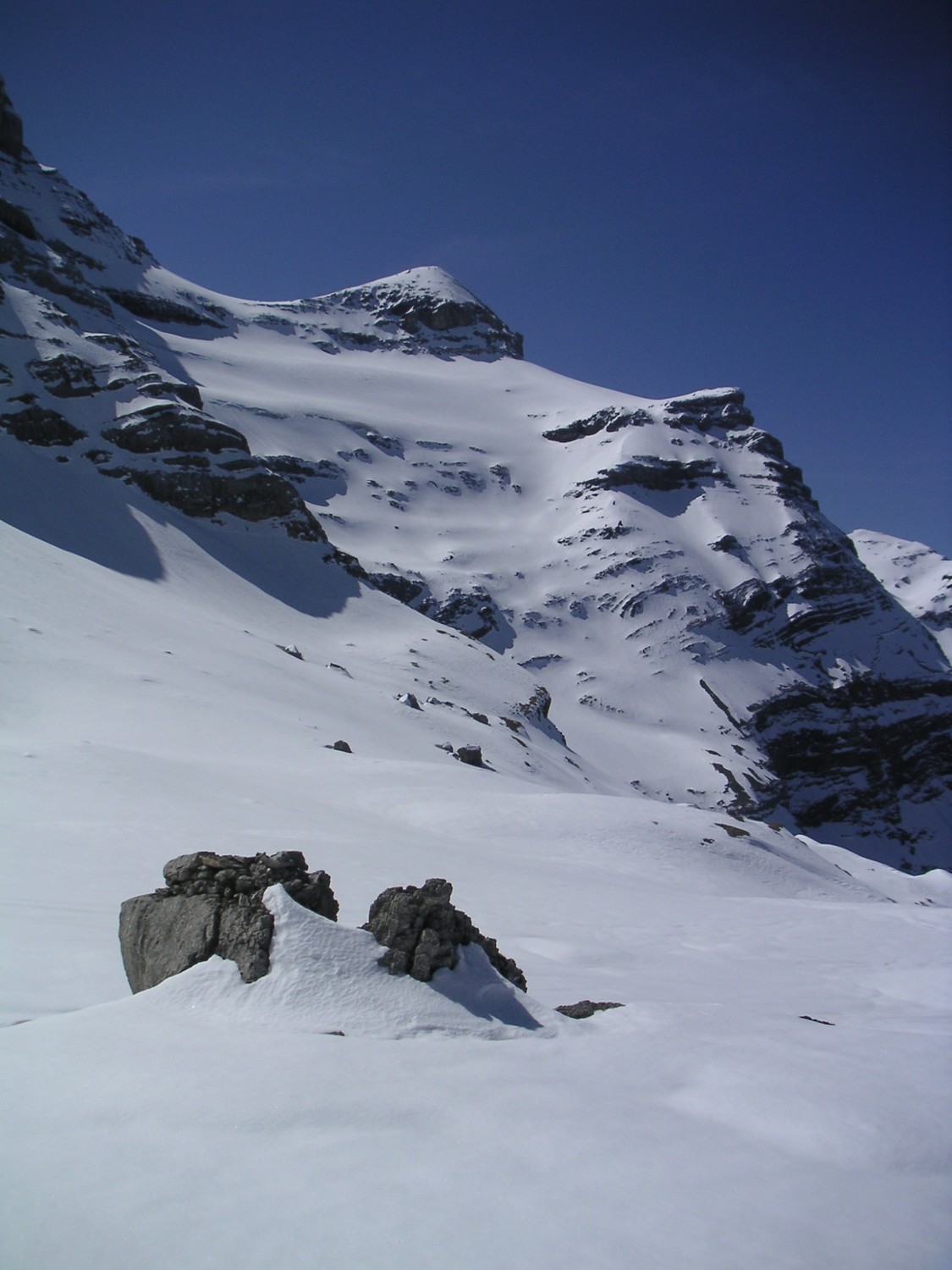 Tête Ronde, face nord