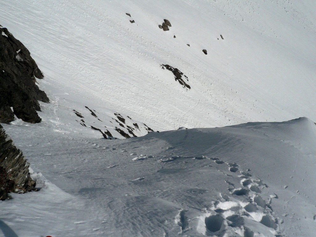 La pente inférieure