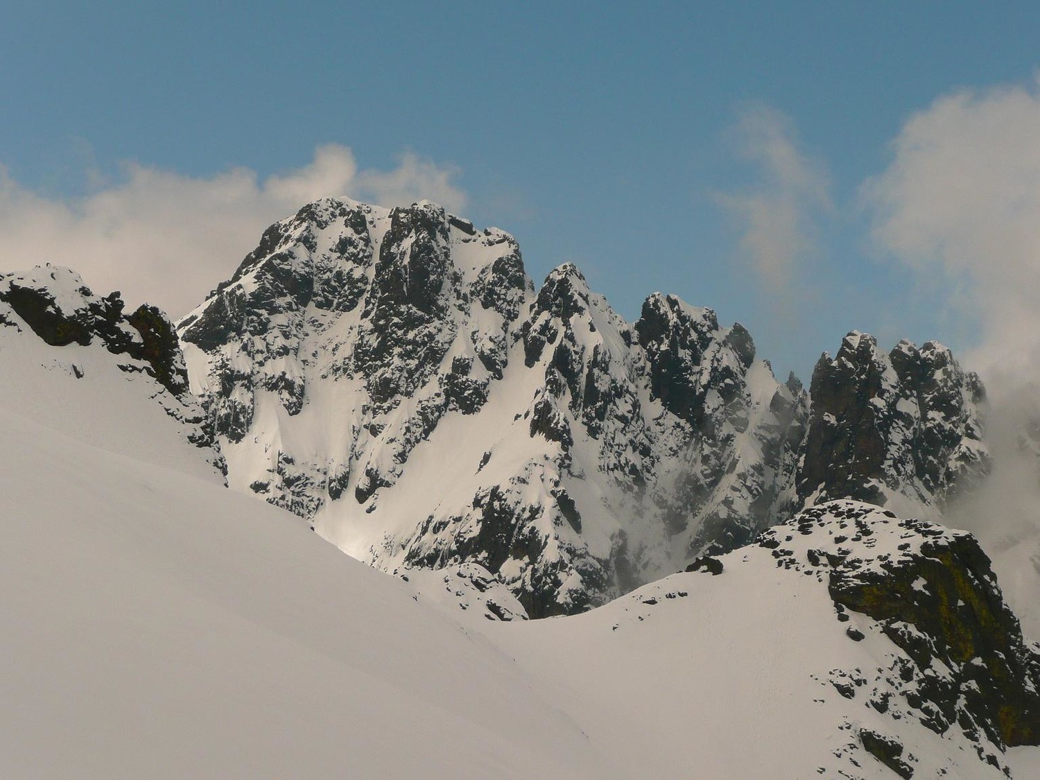Face NE Minuta, nos petites Jorasses à nous