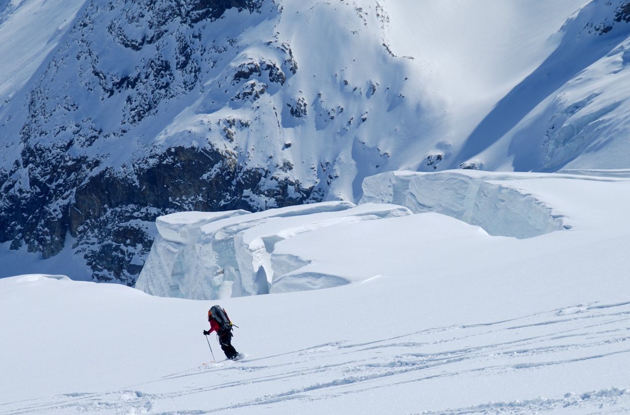 Descent sur Zermatt
