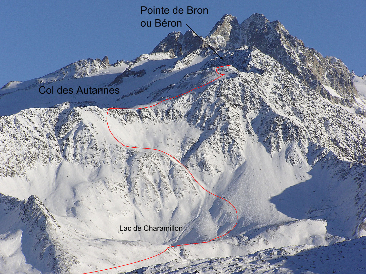 La pointe de Bron/Béron par le col des Autannes