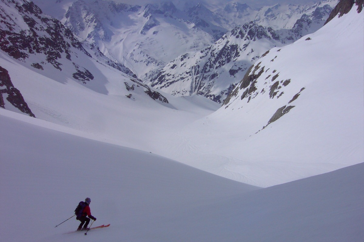 de belles pentes soutenues à skier