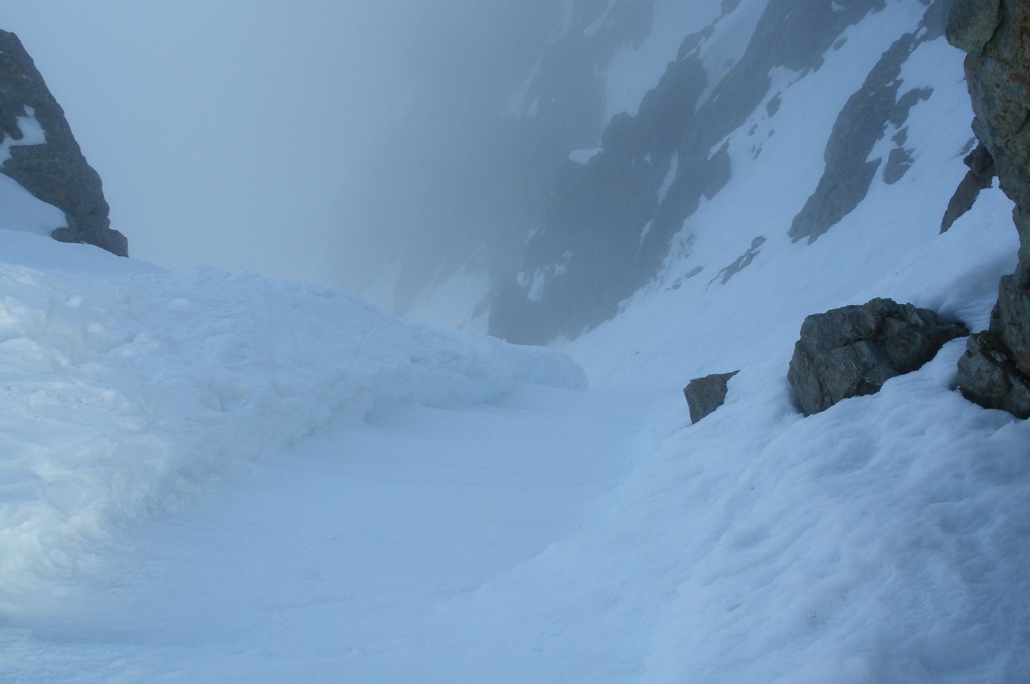 Départ du Col du Belvédère, coté Bérard.