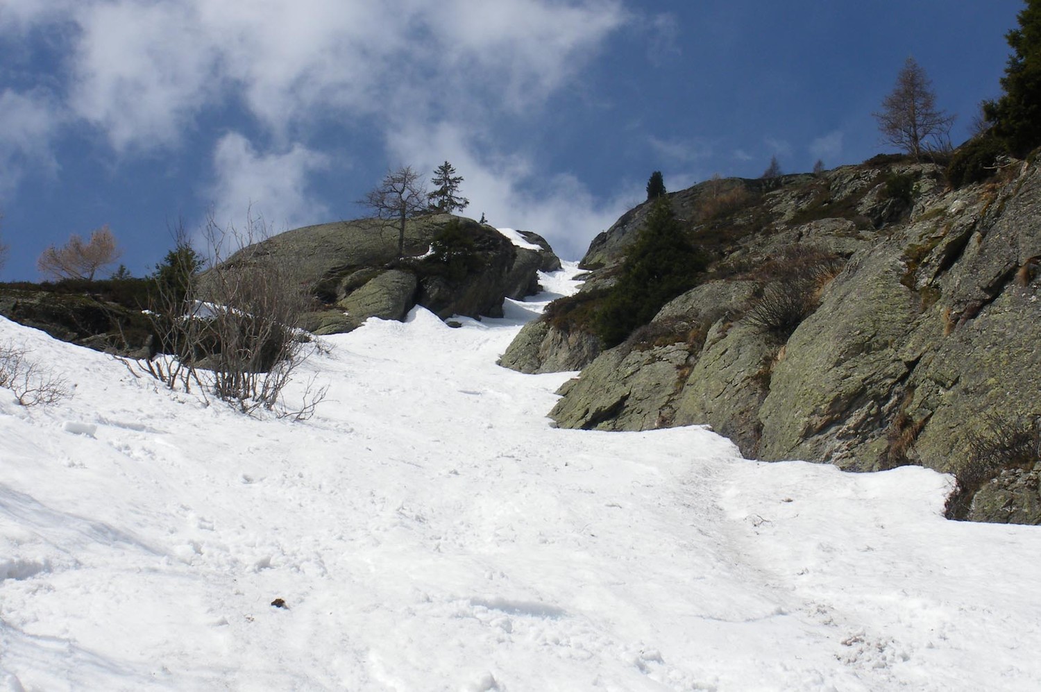 Le fameux couloir.