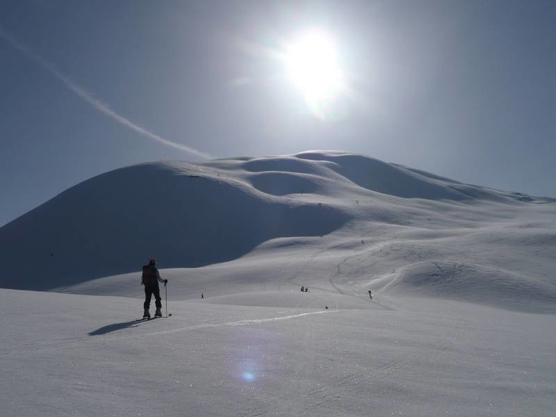 En montant au Piz Daint