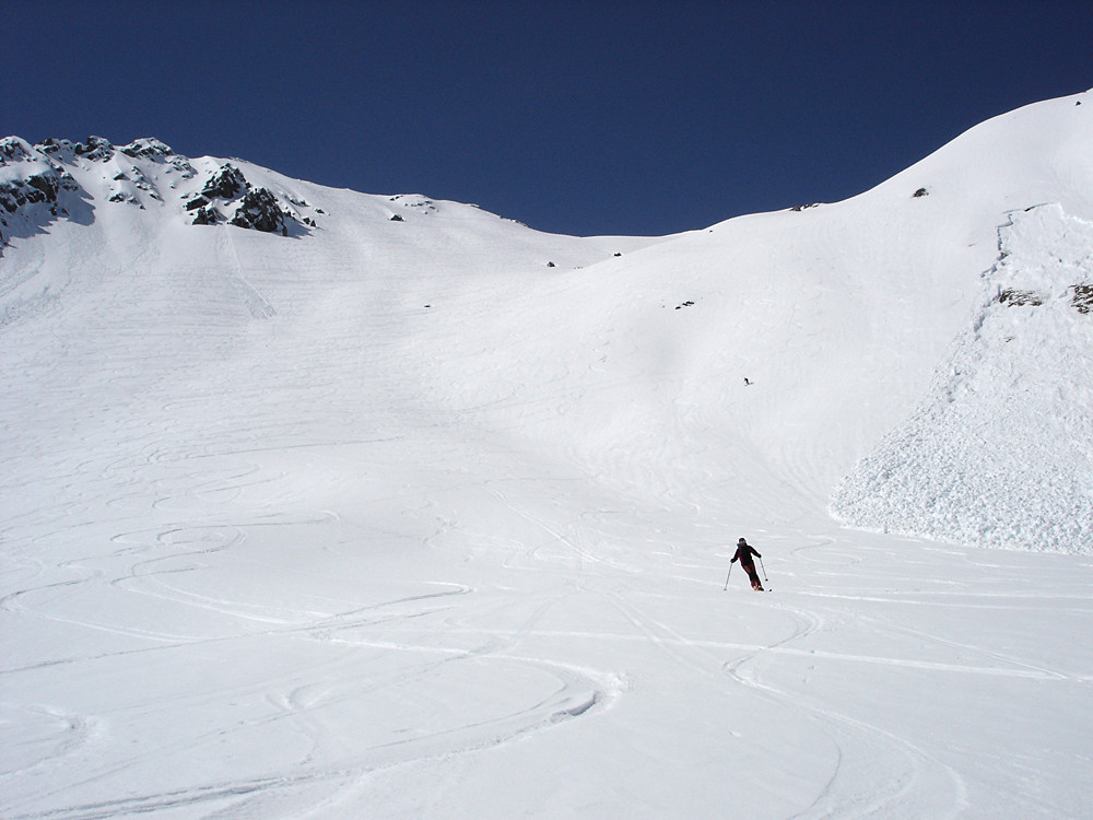 il tratto più ripido dell'itinerario al Büelenhorn
