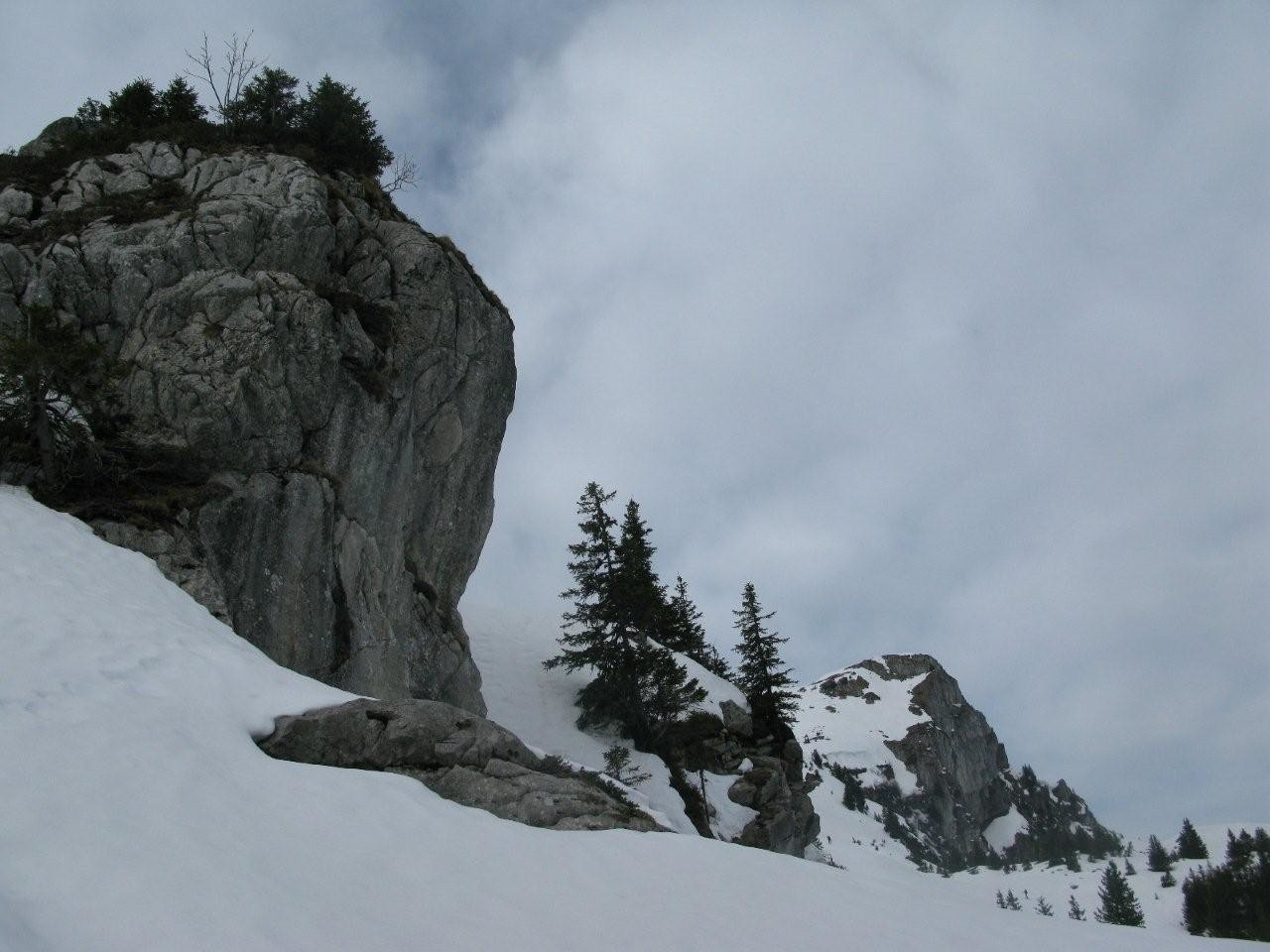 Haute Pointe depuis l'arête SW